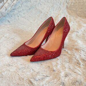 Kate Spade Sparkly Red Heels Size 7.5